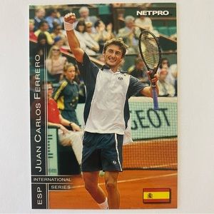 Head coach of Carlos Alcaraz Juan Carlos Ferrero who was also world number one.